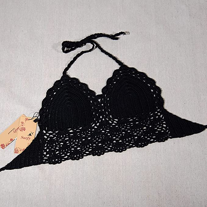wonuu Women's Summer Beach Crochet Top