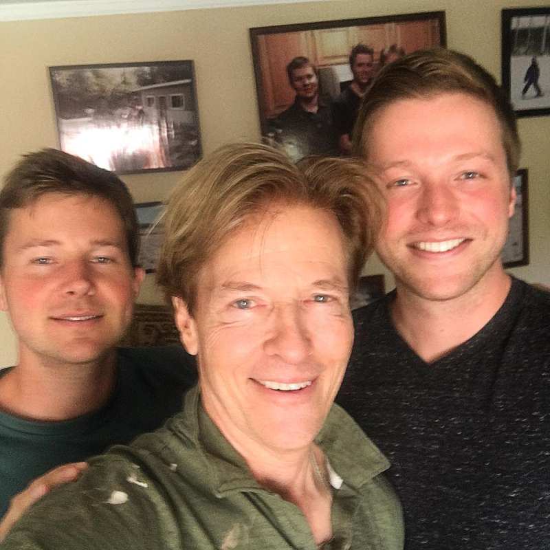 Actor Jack Wagner's Family Album With Sons Harrison and Peter