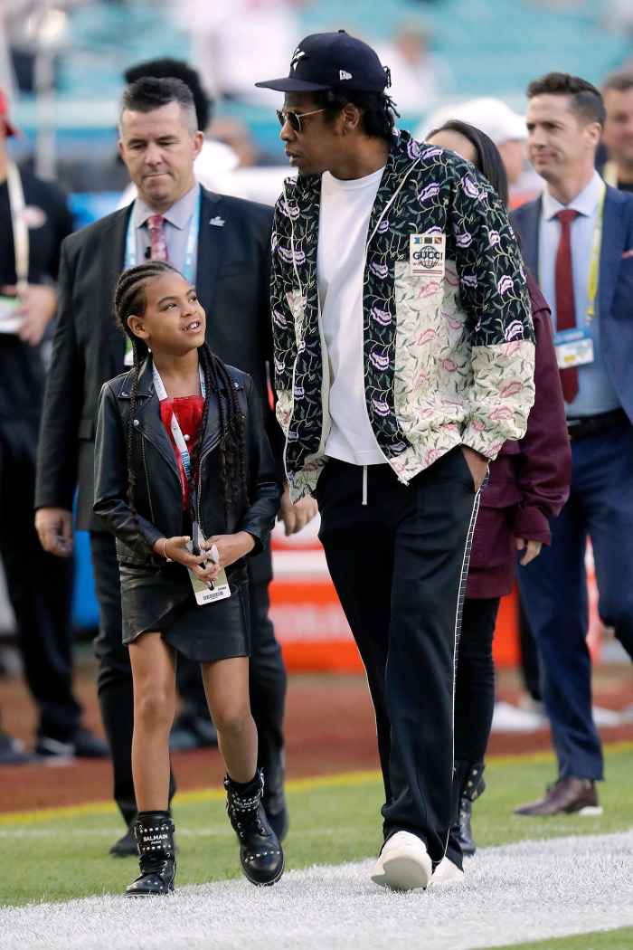Blue Ivy Goes Viral for Moment With Jay-Z at NBA Finals 2 Super Bowl