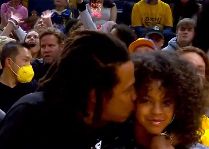 Blue Ivy Goes Viral for Moment With Jay-Z at NBA Finals 3