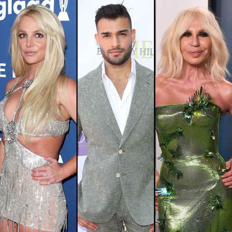 Britney Spears Inner Circle Sam Asghari, Donatella Versace and More People Who Are Close to the Star