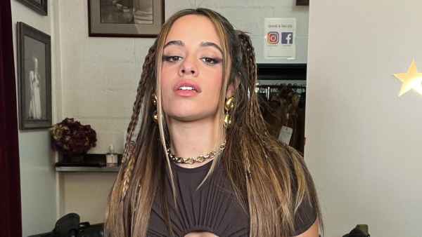 Camilla Cabello Flashes Cleavage in Risk Top