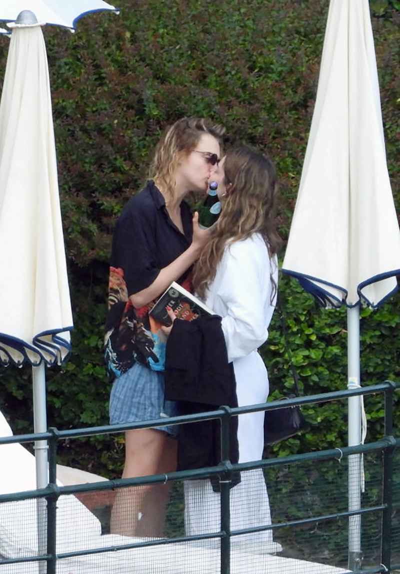 Cara Delevingne Makes Out With Singer Minke in Italy