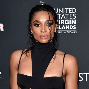 Ciara Wears Bodysuit Made of Sneakers