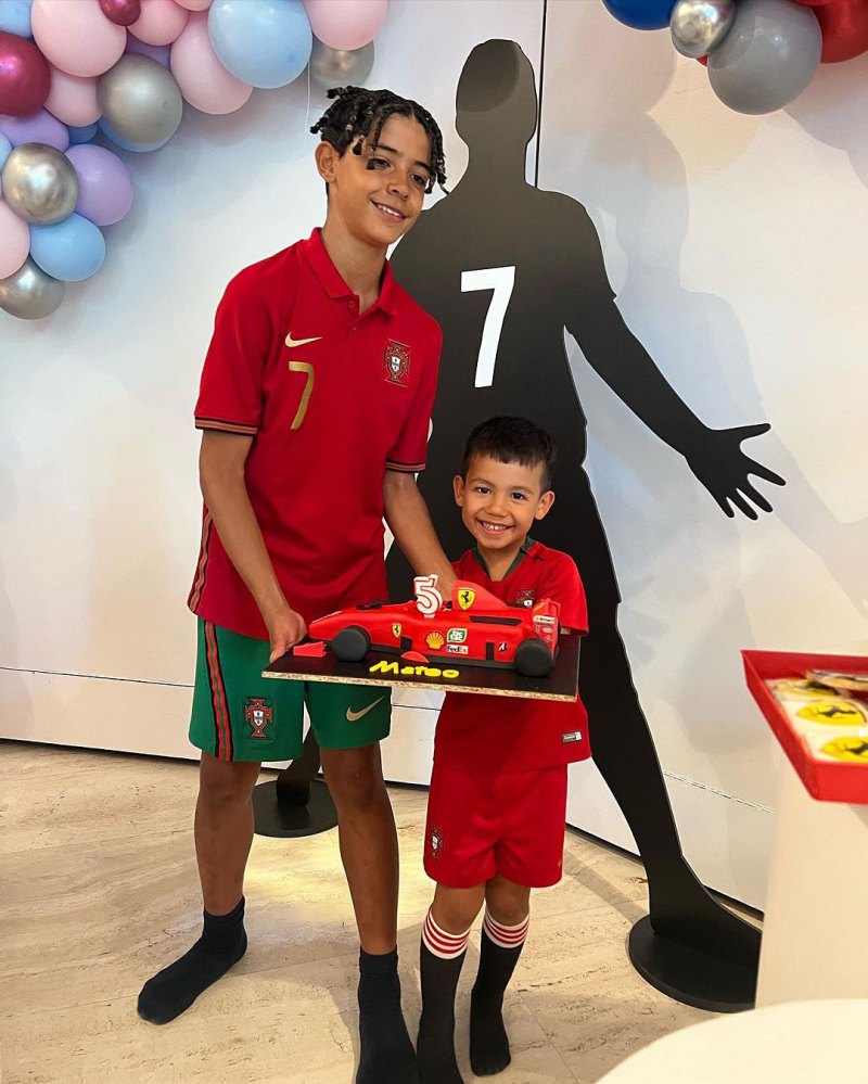 Cristiano Ronaldo Celebrates Twins Eva and Mateo's 5th Birthday