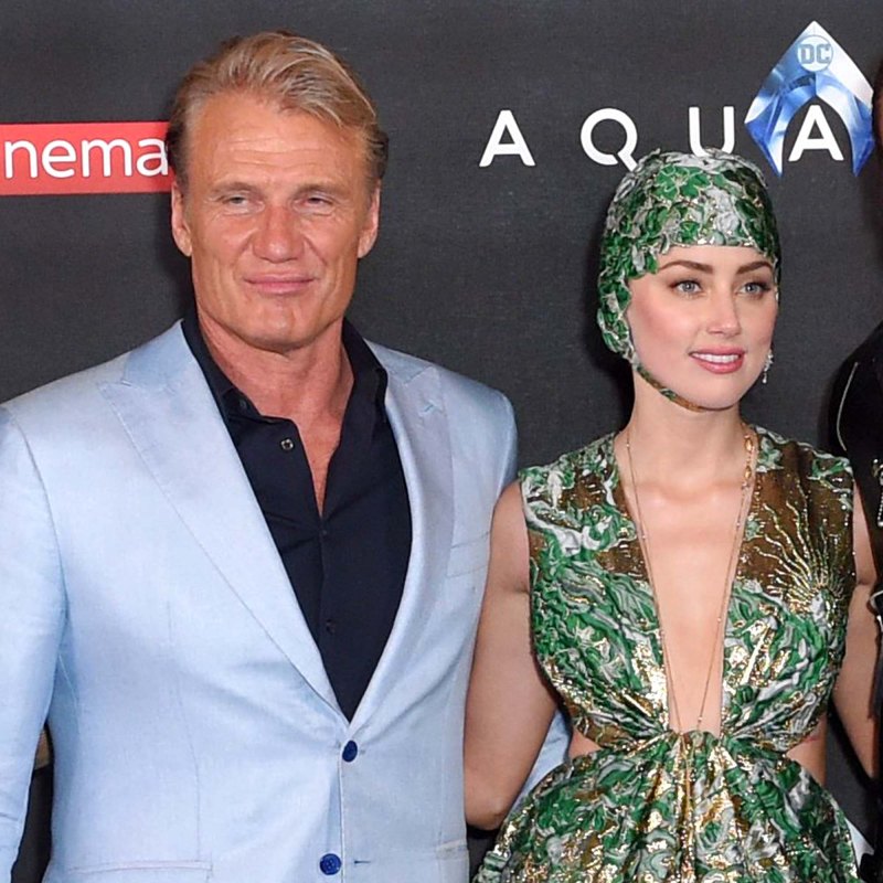 Dolph Lundgren Praises His Time on Set With Aquaman Costar Amber Heard
