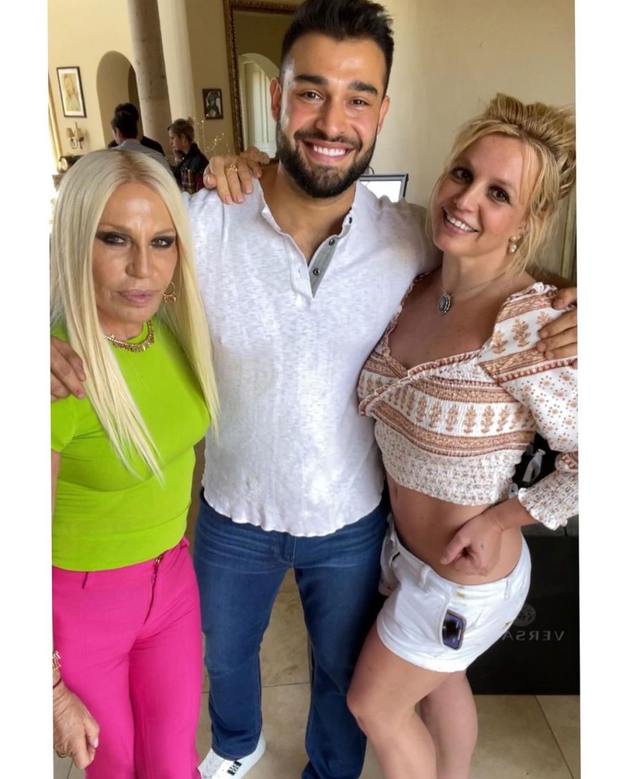 Britney Spears Inner Circle Sam Asghari, Donatella Versace and More People Who Are Close to the Star