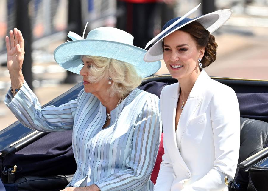 Duchess Kate Middleton Pays Homage to Princess Diana With Her Sapphire Earrings at Queen’s Trooping the Colour 2