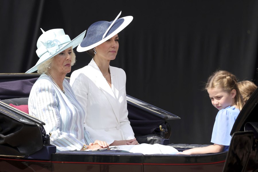 Duchess Kate Middleton Pays Homage to Princess Diana With Her Sapphire Earrings at Queen’s Trooping the Colour 21