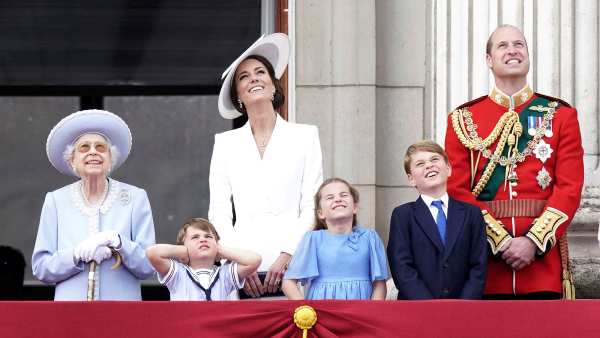 Feature Prince Louis Has Adorable Reaction to Loud Planes During Trooping the Colour Flyover