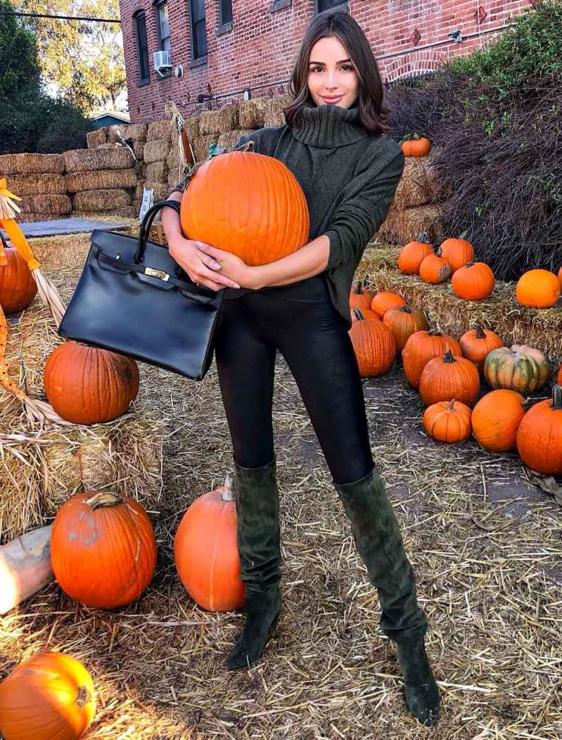 Feeling Festive! Stars at Pumpkin Patches Over the Years Olivia Culpo