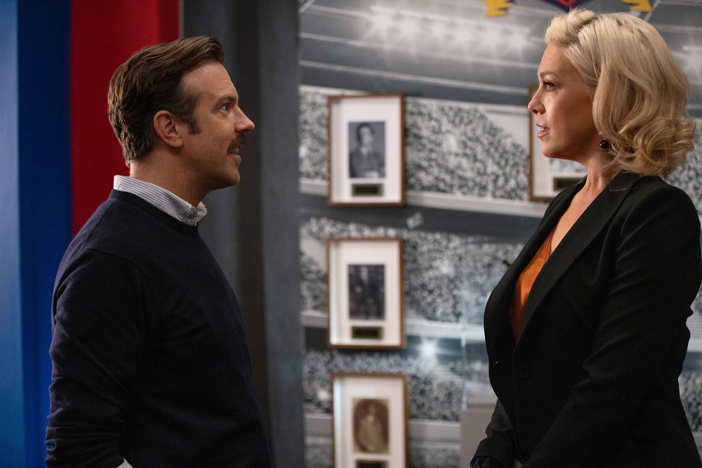 Jason Sudeikis and Hannah Waddingham Ted Lasso Relatable to Women Viewers