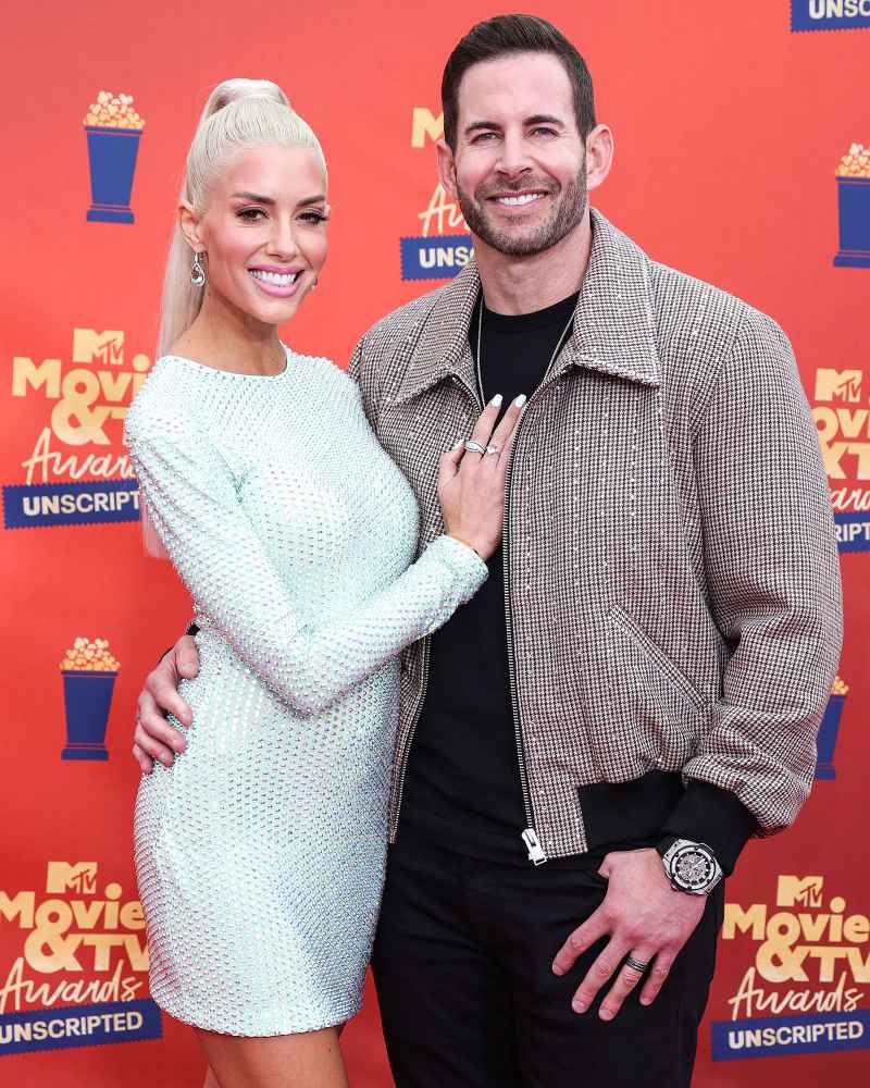 June 2022 Heather Rae Young El Moussa and Tarek El Moussa 2022 MTV Movie And TV Awards UNSCRIPTED Quotes About Having Kids