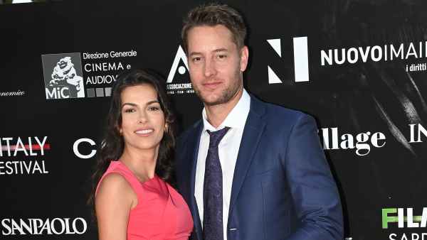 Justin Hartley and Wife Sofia Pernas Showed Some Rare PDA at Italian Awards Show