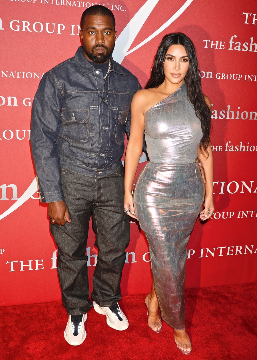 Kanye West References Wife Kim Kardashian During Surprise Appearance at BET Awards 2022 2