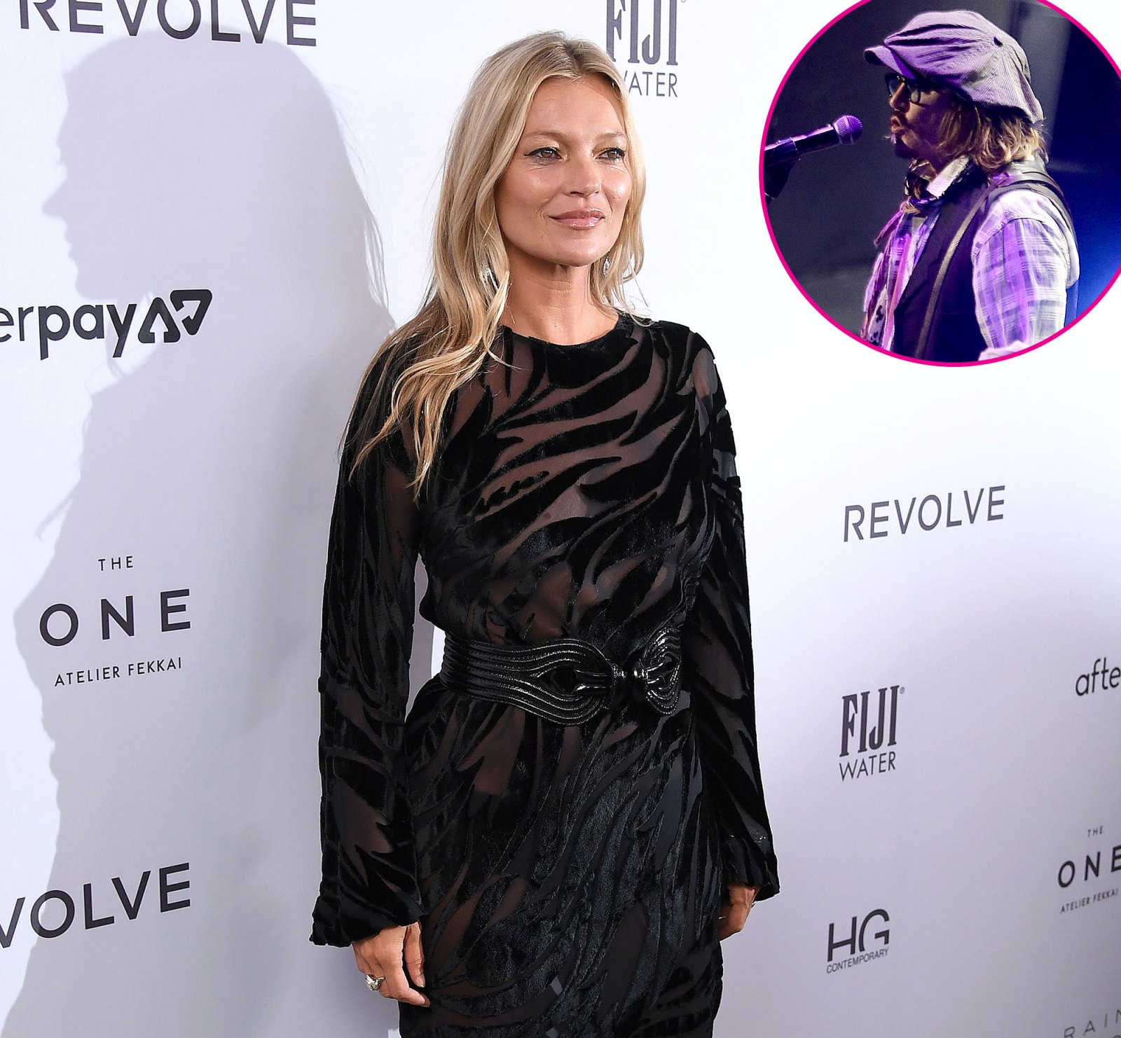 Kate Moss Supports Johnny at London Concert After Testifying in Amber Trial