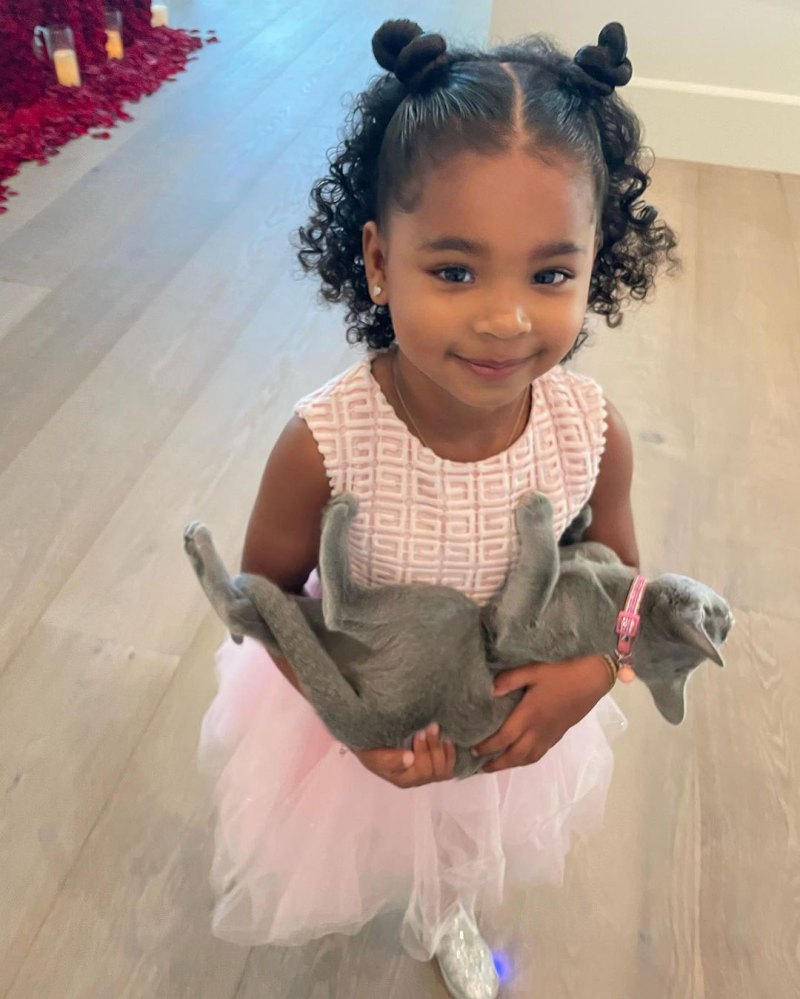 Khloe Kardashian: My Daughter True and Cat Grey Kitty Is What Pure Happiness Looks Like