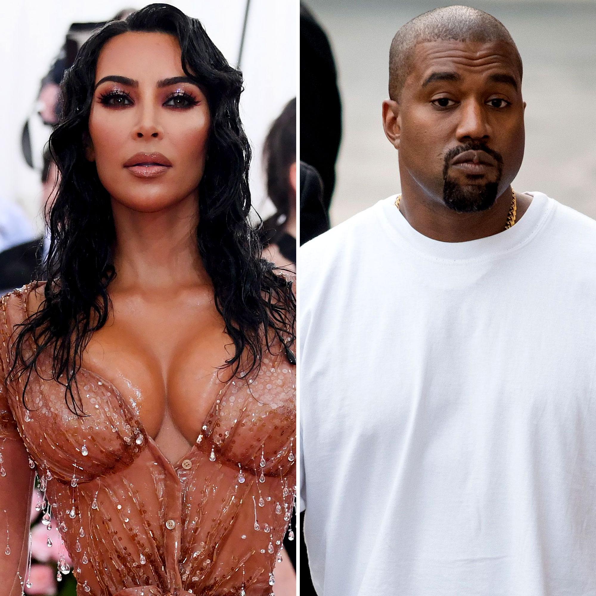 Kim Kardashian And Kanye West - Kanye West Apologizes to Kim Kardashian for 'Any Stress' He's Caused