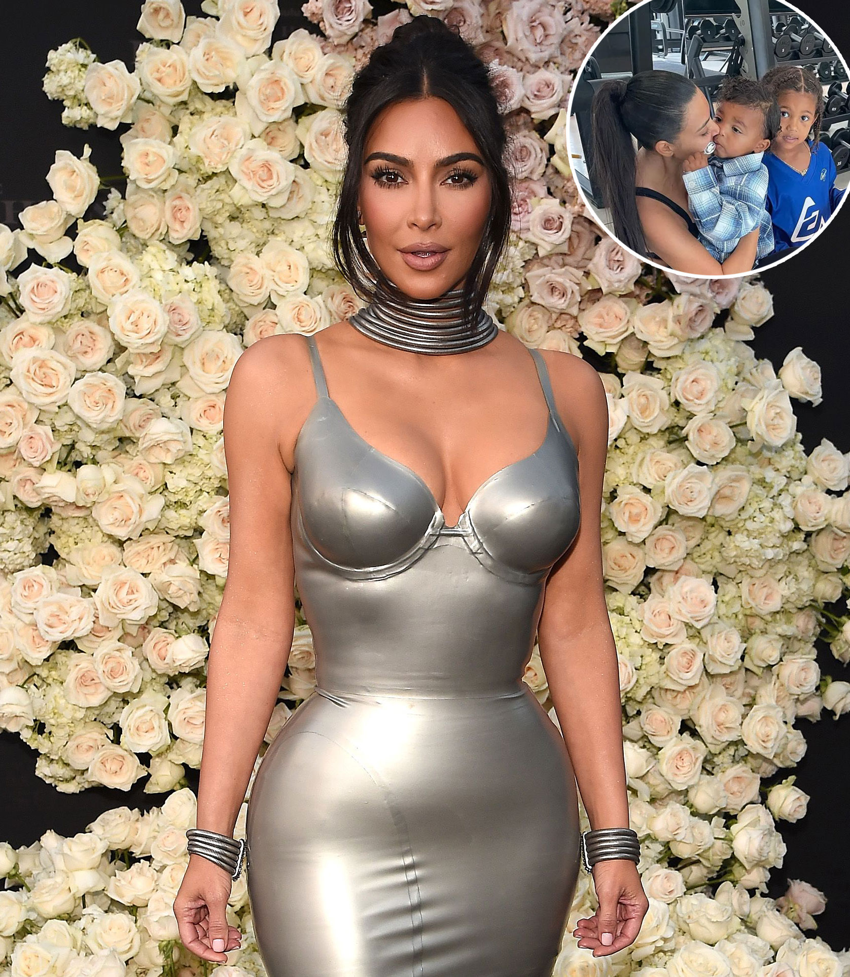 Kim Kardashian Publicly Scolds Sons Saint and Psalm for Misbehaving