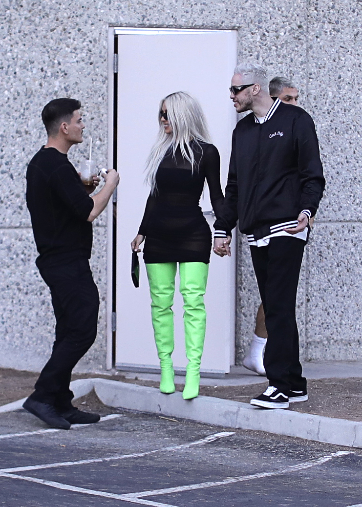 Kim Kardashian and Pete Davidson Hold Hands In Los Angeles: Photos