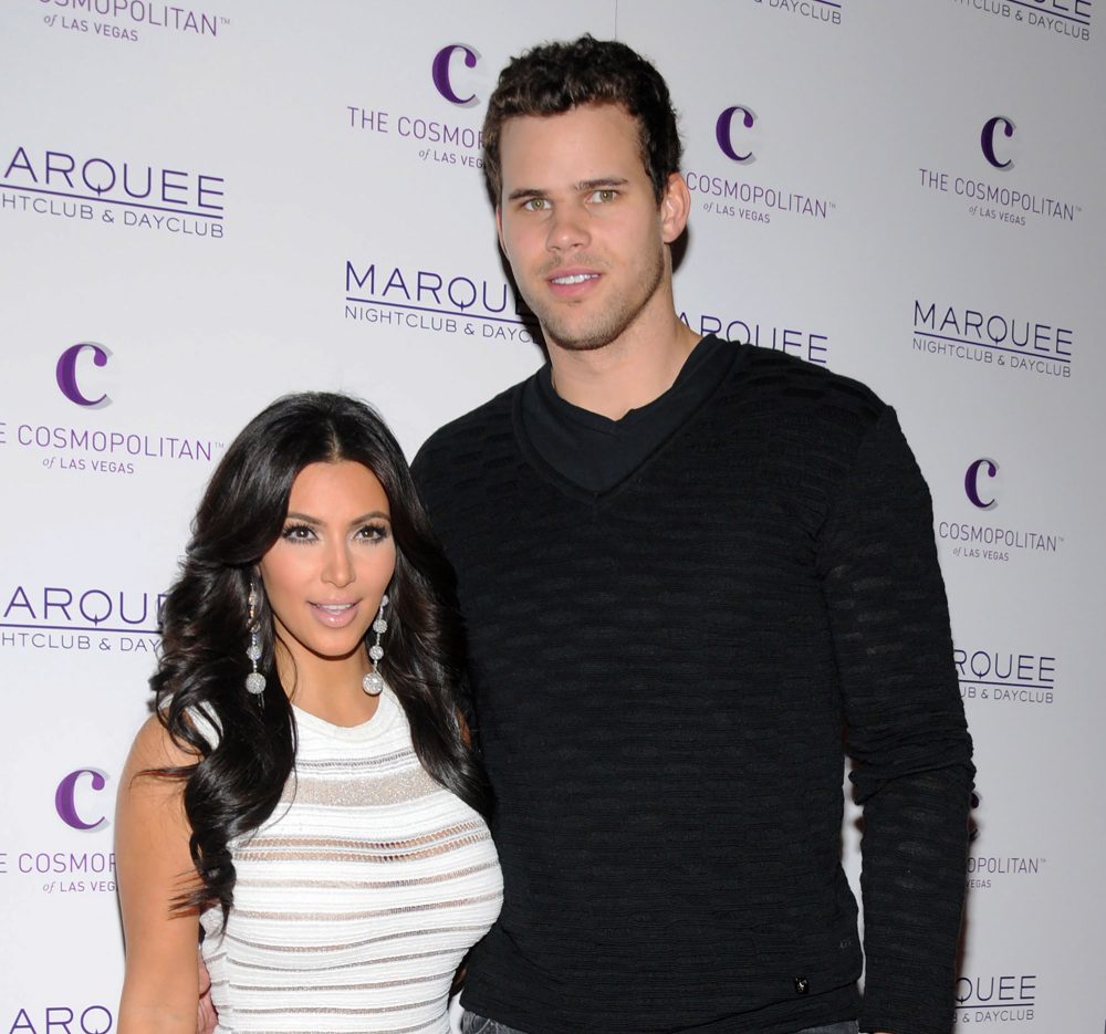 Kim Kardashian and Kris Humphries Divorce Timeline 2013 white dress