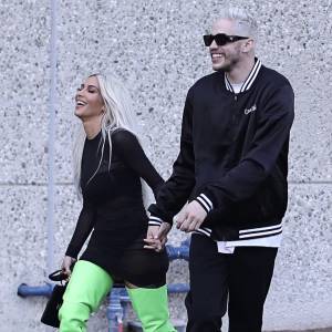Kim Kardashian and Pete Davidson Hold Hands In Los Angeles: Photos