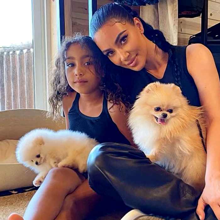 Kim Reveals Fam Photos Were 'Unusable' Because North Gave the Middle Finger