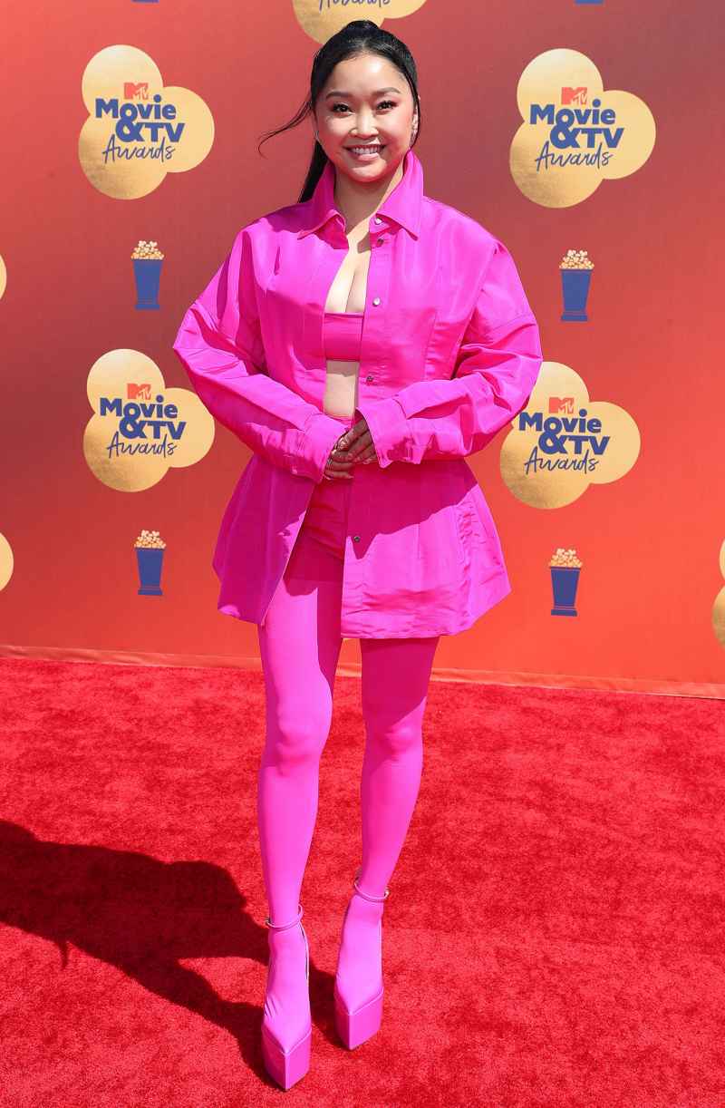 Lana Condor Red Carpet MTV Movie & TV Awards 2022