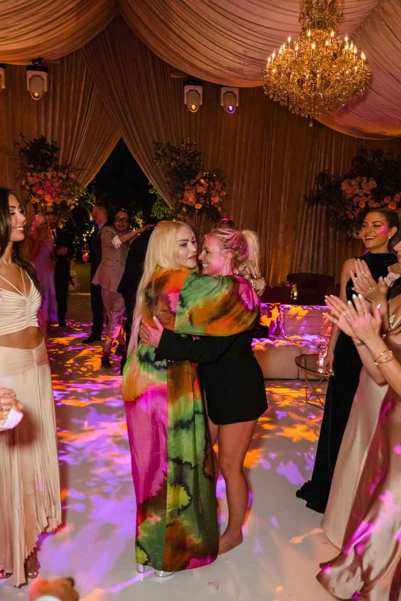 Madonna and Britney Spears Inside Britney Spears Sam Asghari Intimate Wedding