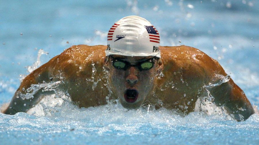 November 23 2002 Michael Phelps Body Evolution