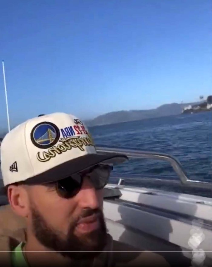 Oops Warriors Player Klay Thompson Knocks Over Fan Championship Parade