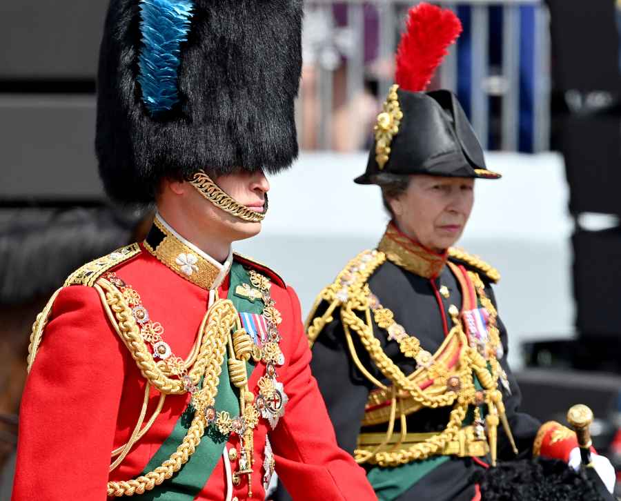 Prince Charles Prince William Receive Historic Trooping the Colour Salute 5