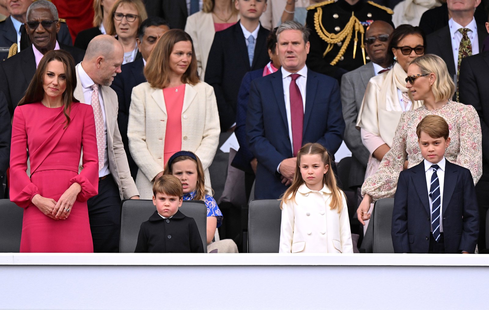 Prince George, Prince Charlotte and Prince Louis Attend Jubilee Pageant With William and Kate: Photos