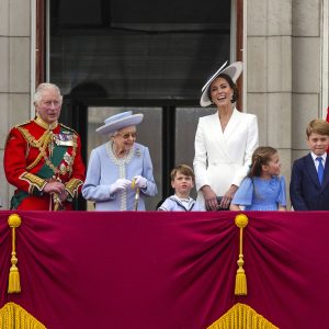 Prince Louis Trooping the Colour Reaction Looks Like William and Kate’s Flower Girl at Their Wedding