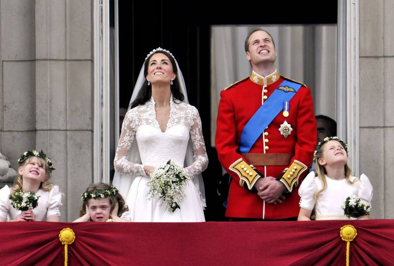 Prince Louis Trooping the Colour Reaction Looks Like William and Kate’s Flower Girl at Their Wedding