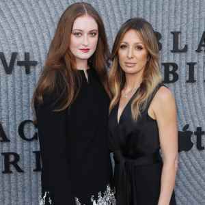 Ray Liotta Daughter Fiancee Support Him Black Bird Premiere Karsen Liotta Jacy Nittlolo