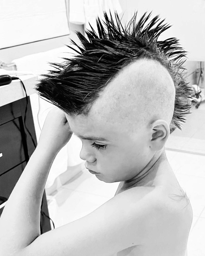 Reign Disick Gets Mohawk Its Just Like Travis Old Look