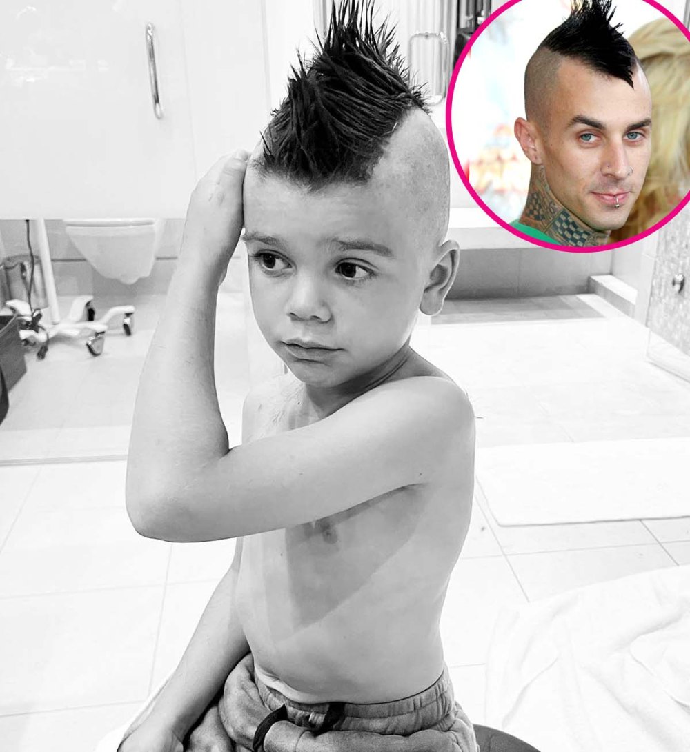 Reign Disick Gets a Mohawk Its Just Like Travis Old Look