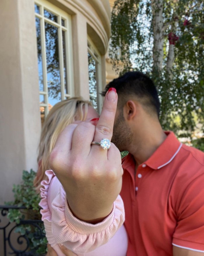 Sam Asghari on Britney Spears' Engagement Ring