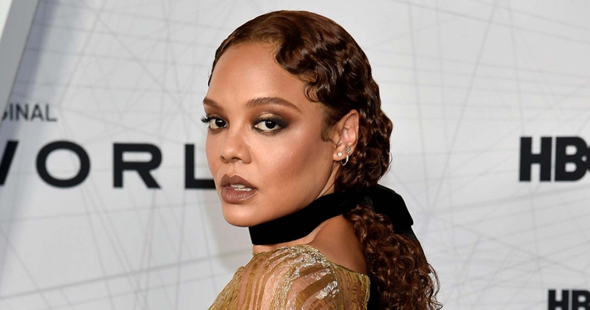 westworld gold dress Westworld': Stars debut Season 3 of the HBO show in Hollywood