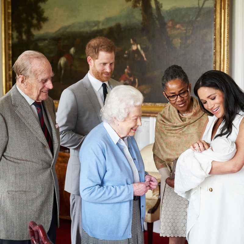 Their Gan Gan Queen Elizabeth II Cutest Moments With Her Great Grandchildren Meghan Markle Prince Harry