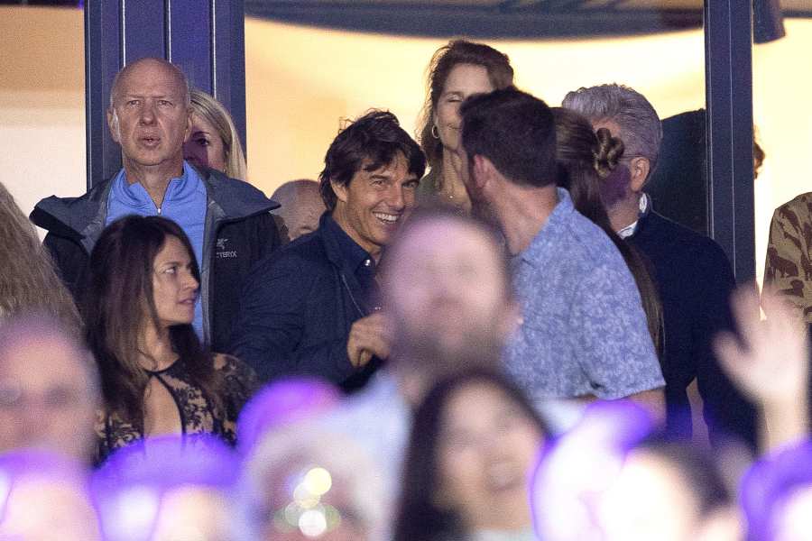 Tom Cruise Rocks Out at Rolling Stones Concert in Suite 3
