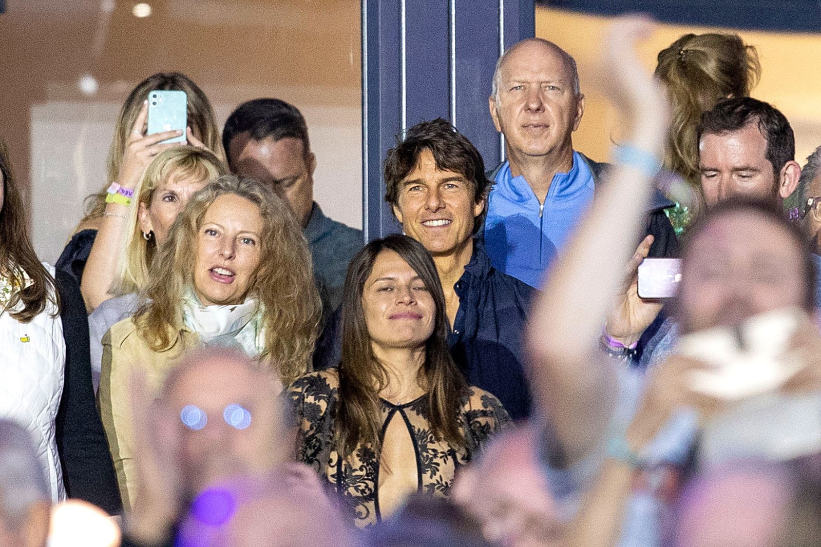 Tom Cruise Rocks Out at Rolling Stones Concert in Suite 4