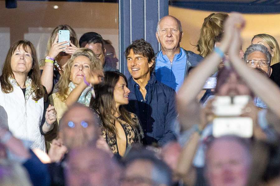 Tom Cruise Rocks Out at Rolling Stones Concert in Suite 5