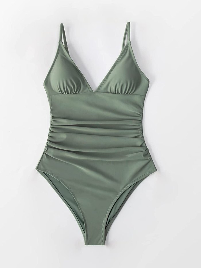 amazon-cupshe-tummy-control-bathing-suit-army-green
