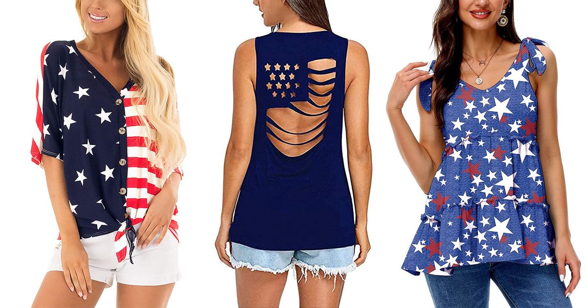 4th of July Tops — 11 Fun and Festive Picks Starting at Just 