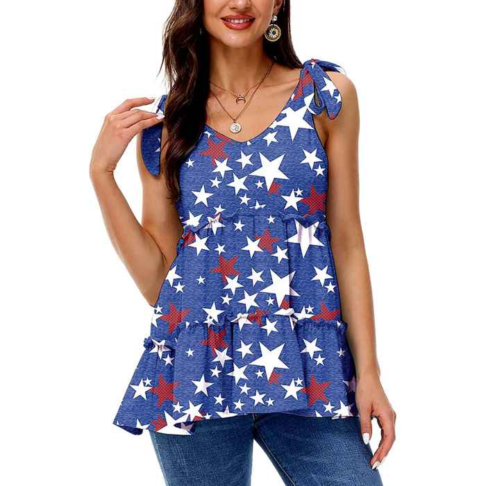 fourth-of-july-tops-tiered-blouse-stars
