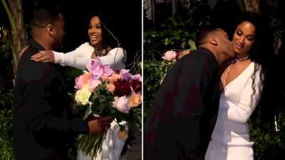 So Sweet! Russell Wilson Surprises Wife Ciara With Floral Bouquet