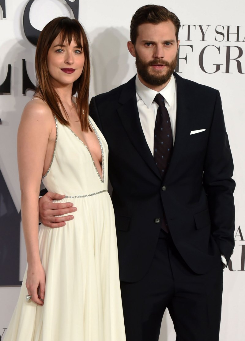 50 Shades of Grey Movie: The Sexiest Stills and Photos of the Cast off white gown