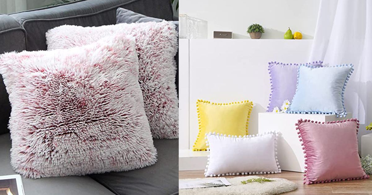 15 Chic, Feminine Throw Pillows for the Living Room or Bedroom